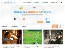 Tablet Screenshot of positivistic.com